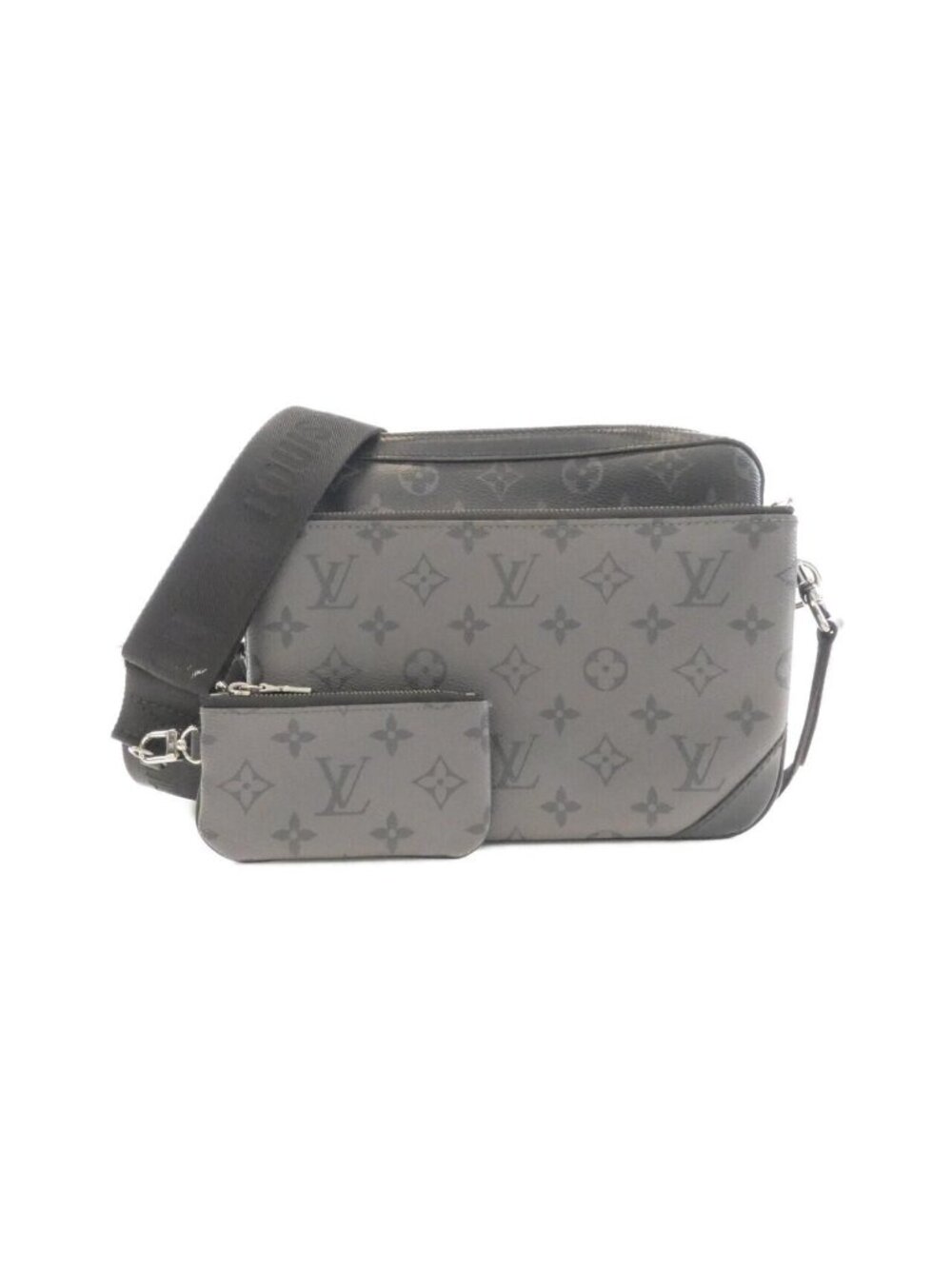 Louis Vuitton Monogram Eclipse Reverse Trio Messenger Shoulder Bag